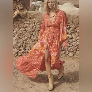 Spell & The Gypsy Collective Yellow Rose Gown – Desert Rose NWT Medium